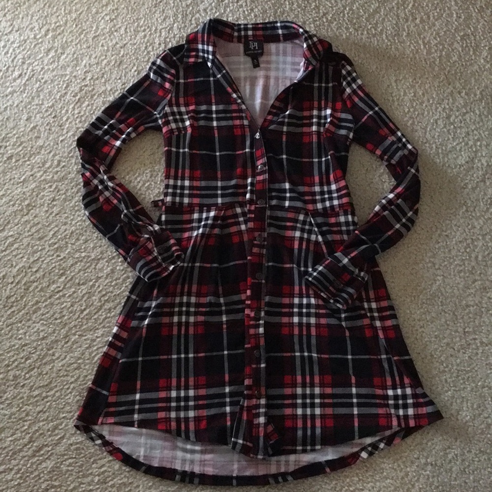 Christmas plaid dress